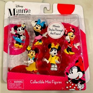 Disney Minnie Mouse Styles Through the Years Collectible Mini Figures New